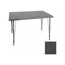 Premıum Mutfak Masası 70x120 Esb Werzalit, Wermodin Ve Allzalit Tabla - Grey Marble Çok Renkli