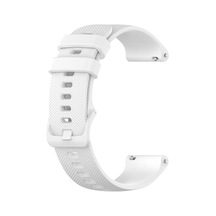 Microcase KY30 Xiaomi Amazfit Pace 2 İçin Nokta Desenli Silikon Kordon Kayış Beyaz