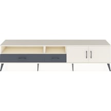 Arges Tv Ünitesi 3 Raflı 2 Çekmeceli 2 Kapaklı 220x30x51 Aytaşı-aytaşı/antrasit Aytası/antrasıt - Aytası