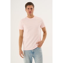 Alexandergardi Alexandergardı Dokulu Erkek T-shirt Pembe