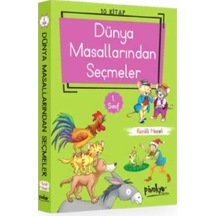 Pinokyo 1. Sınıf Dünya Masallarından Seçmeler 10 Kitap Set Heceli