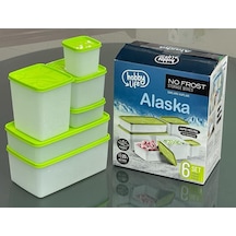 Alaska Derin Dondurcu Saklama Kabı 6'lı Set