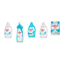 Aquabor Doğal Mineralli Sıvı Beyaz + Elde Bulaşık + Sıvı Renkliler + Sıvı Beyaz + 4 Kg Beyaz 5 Li Set 0.75 LT - 2.5 LT - 12 KG