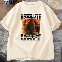 Flood Of Style Pesto The Penguin Absolute Unit Tshirts Rap Fire Style Viral Meme Pop Culture Men's T-shirt C Haki