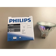 2 Adet Phılıps 12v 20w Mr 16 Gu 5.3 Çanak Halojen Çap:50mm