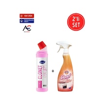 Clonet Temizlik Paketi Mutfak Temizleyici + 1Banyo Ve Kireç Çözücü 2 x 750 ML