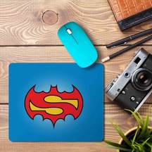 Batman Süpermen Logo Baskılı Mouse Pad