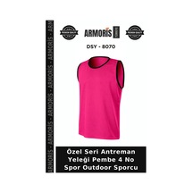 Özel Seri Antreman Yeleği Pembe 4 No Spor Outdoor Sporcu