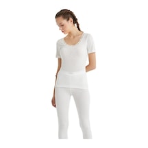 Blackspade Kadın Kısa Kol Level 1 Beyaz Thermal C7t6n2o1 001