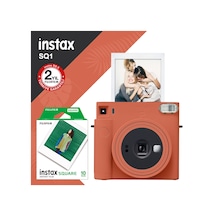 Fujifilm Instax SQ1 Terracotta Fotoğraf Makinesi + 10'lu Kare Film Turuncu