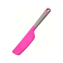 Chuangyinshop Ekstra Büyük Silikon Spatula Gül Kırmızısı Yapışmaz Isıya Dayanıklı Esnek Mutfak Gereci Gül Kırmızısı