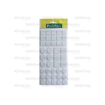 Pacific Beyaz Yapışkanlı Karma Eva 20x20, 25x25 Ø 20mm,ø 25mm