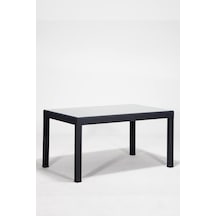 Tr Rattan 90x150 Camlı Antrasit Masa - Bahçe&balkon&teras Genel