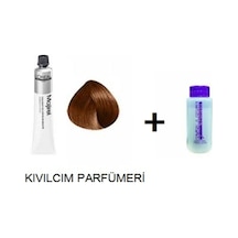 Loreal Majirel 7.35 Kumral Dore Akaju Saç Boyası + Oksidanı Ile