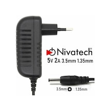 Nivatech Tablet Adaptörü 5V 2A 3.5Mm 1.35Mm