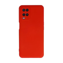 Oppo A54 4g Uyumlu Kılıf Nano İçi Kadife Silikon - Kırmızı