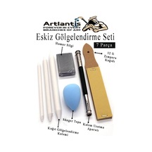 Telli Suluboya Bloğu Kağıdı A4 210gr 20 Yaprak İnce Dokulu Gölgelendirme Zımpara Aquarell Kuruboya Dereceli Kalem Uzatma