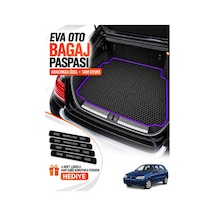 Fiat Palio 2001-2011 Uyumlu Eva Bagaj Paspası Araca Özel Siyah-mor