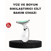 Mey İthalat Ems Mikro Akım Yüz Ve Boyun Sıkılaştırıcı Cihaz 7000 Vpm Titreşim Isı Terapili Çok Renkli