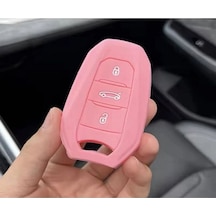 Peugeot 308 508 2008 3008 4008 5008 Silikon Anahtar Kılıfı Sustas