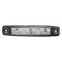 Beyaz Parmak Led Dorse Lamba 6 Ledli 12-24v Diğer