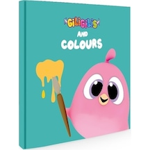 Giligilis and Colours - İngilizce Eğitici Mini Karton Kitap Serisi- Artenino Yayıncılık