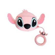 Ştitch Desenli Pembe Kulaklık Koruyucu Kılıf