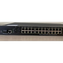 Scodeno 24 Port Bakır 24 10/100/1000 Port 2 1000 Port Fiber Girişli 28 Port Endüstriyel Yönetilebilir Poe Switch8