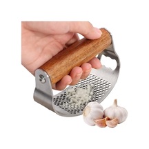 Wondernest Sarımsak Sarımsak Rocker, Rocker Paslanmaz Jialan Çelik Basın Ax Gümüş