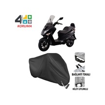 Sym Joyride Evo 200I Motosiklet Brandası ( Kilit Uyumlu - Siyah