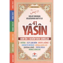 41 Yasin Kolay Okunan Bilgisayar Hatlı Cep Boy - Mydr-757521