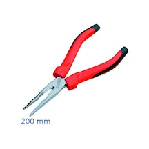 İzeltaş Uzun Kargaburun Düz Uçlu Ergonomik 200 MM