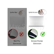 Macbook Air 15.3 İnç Kılıf A2941 M2 A3114 M3 A3241 M4 A3448 M5 Uyumlu Kristal Parlak Hard Case Şeffaf Tpu Sert Kapak İnce Hafif Çizik Darbe Koruyucu Siyah