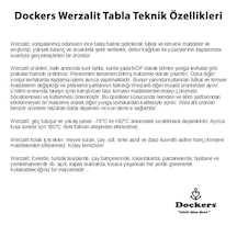 Dockersmobilya Karanfil Werzalit Kare Masa 80X80 (521098022)