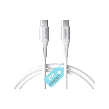 Type C-c, 2metre, 100watt Pd Hızlı Şarj Kablosu, Wahoo 1ad X 2metre Beyaz