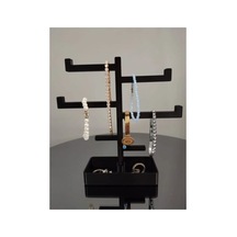 Dekoratif Takı Standı Bileklik Standı, Küpe Standı, Kolye Standı, Takı Askısı, Takı Organizer Siyah