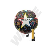 Walke Premium Şampiyonlar Ligi Temalı 5 Numara Futbol Topu Pompa Hediyeli Mavi