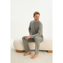 Sevim Erkek Uzun Kol Yeşil Pijama Takım C8t2n5o9 001