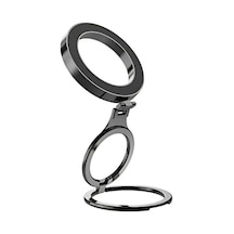 Ayrex Coofbe Yükseklik Ayarlı Katlanılabilir Magsafe Uyumlu Magnetic Çift Halkalı Telefon Standı Halka Telefon Tut Diğer