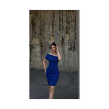 Veraura Lifestyle Kadın Tek Omuz Büzgülü Drapeli Elbise Saks