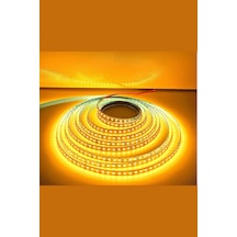 5 Volt 2835 Şerit Led 8 Mm Sarı Amber 60 Ledli Ip20 5 Metre