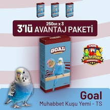 Goal Muhabbet Kuşu Yemi/ts 250 G - 3 Adet 250 G
