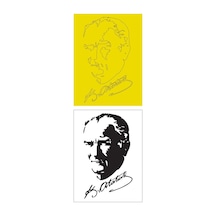 Mustafa Kemal Atatürk 5 Adet Büyük Boy A4 Kum Boyama Kartı Seti-red Castle Kb-rc-054