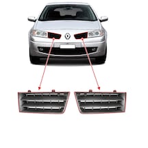 Renault Megane 2 2003-2005 / Faz 1 Ön Panjur Seti - Sağ + Sol 2 Parça 1 Takım
