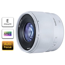 Yongnuo 50mm F/1.8s Da Lite Apsc Otofokus Lens, Beyaz Sony E