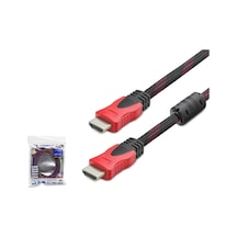 Hdmi Kablo 3 M - Siyah Kirmizi Hdx2013