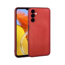 Zore Galaxy M14 Kılıf Ogaa Premier Silikon Kapak - Kırmızı
