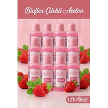 Bioflex Çilekli Aseton 220 Ml 12 Adet