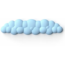 Cbtx Bellek Köpük Klavye Bilek Dinlenme Pedi Bulut Şekli Kaymaz Bilek Desteği Pedi - Mavi