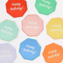 - Happy Birthday Tabaklar - M - 8 Adet 256